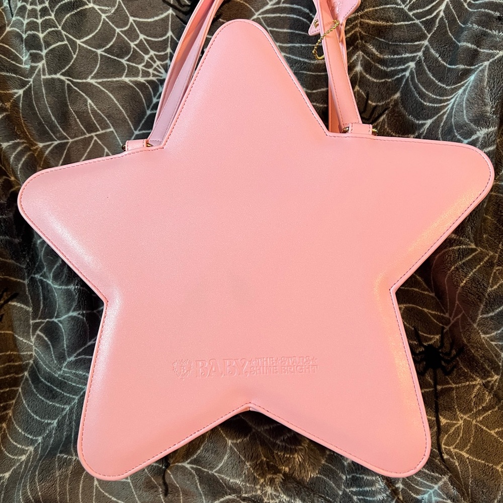 Pink Star-Shaped Bag. Baby The Stars Shine Bright AUTHENTIC